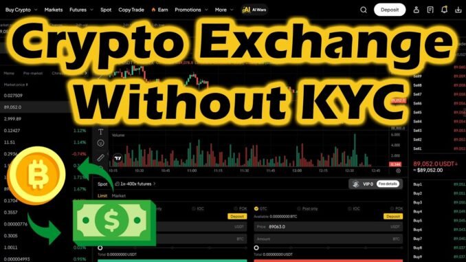 Crypto Exchange Without KYC | Leverage Trading | Guide