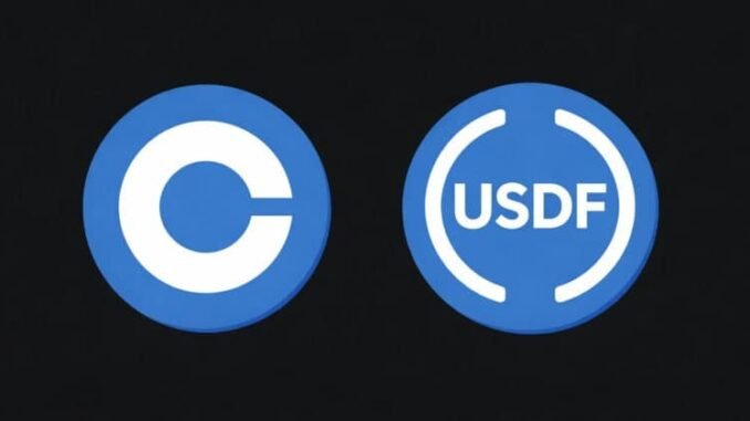 Coinbase begins backend testing of new USDF stablecoin
