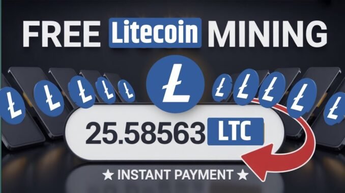 Free Litecoin Mining Website 2026 | New Litecoin Mining Website | Free Cryptocurrency Mining Website