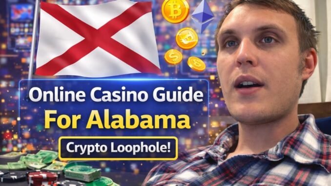 Online Casino Guide For The State Of Alabama | Crypto Loophole Makes It Easy To Play | My 3 Favorite