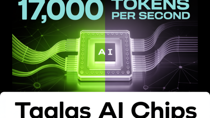 Taalas is replacing programmable GPUs with hardwired AI chips to achieve 17,000 tokens per second for ubiquitous inference