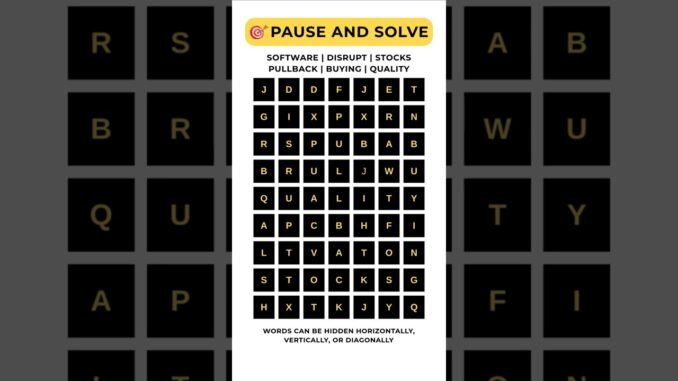Word Puzzle 6 | 📈 Market Scrabble: Crack the AI News Code! 🧩