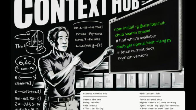 Andrew Ng's Team Releases Context Hub: An Open Source Tool that Gives Your Coding Agent the Up-to-Date API Documentation It Needs