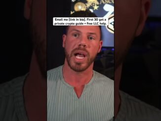 Email me (link in bio). First 30 get a private crypto guide + free LLC help.