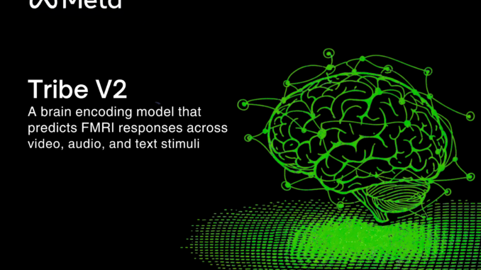 Meta Releases TRIBE v2: A Brain Encoding Model That Predicts fMRI Responses Across Video, Audio, and Text Stimuli