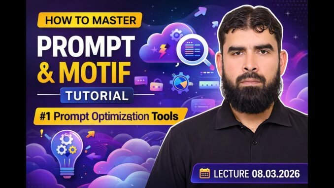Prompt Engineering + Motiff AI Tutorial for Beginners | Lecture 08 March 2026