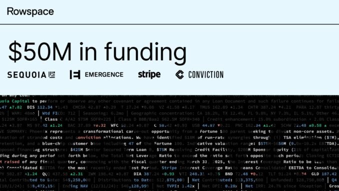 Rowspace Raises $50M to Bring AI for Private Equity Out of the Back Office