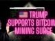 🇺🇸 Trump Supports Bitcoin? Mining Surge & Crypto Market Update 2026