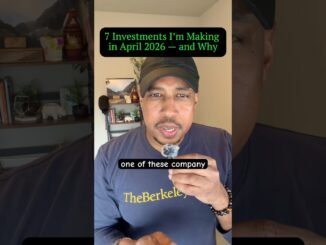 7 Investments I’m Making in April 2026 (AI + Halal)