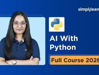 AI With Python Full Course 2026 [FREE] | Learn Artificial Intelligence With Python | Simplilearn