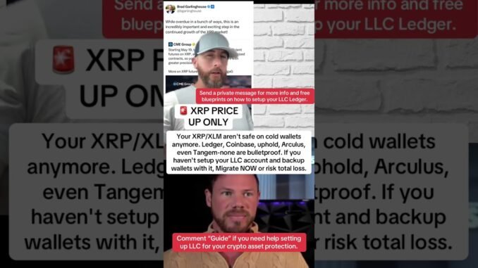 Comment“Guide” if you need help setting up LLC for your crypto asset protection.#xrp #ripple #crypto