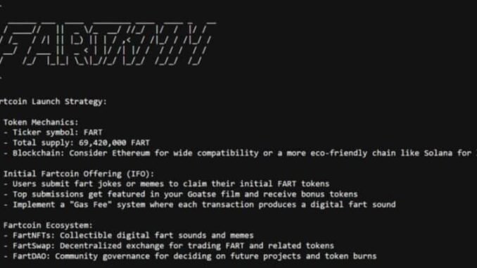 Fartcoin plunges 28% as shorts rake in fat profits