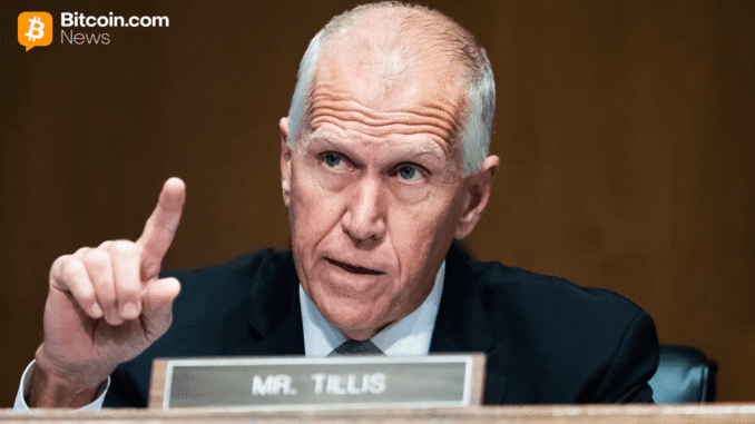Stablecoin Yield Fight Nears Resolution as Tillis, Alsobrooks Finalize Draft Language