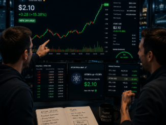Traders analyzing ATOM as it rallies higher