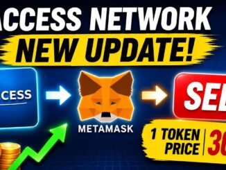 Access Network New Update | Import Into MetaMask & Selling Process |New Mining Project 2026