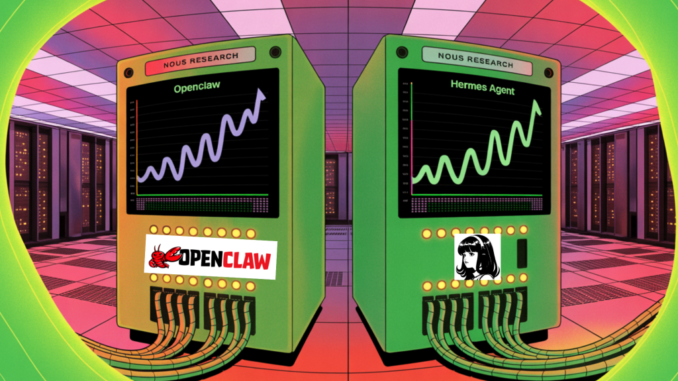 OpenClaw vs Hermes Agent: Why Nous Research's Self-Improving Agent Now Leads OpenRouter's Global Rankings