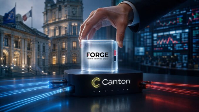 Societe Generale pushes stablecoins into Canton repo and collateral rails