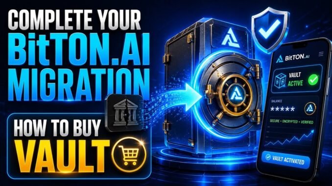 Vault Purchase Guide: Complete Your Migration Step by Step BitTON.AI
