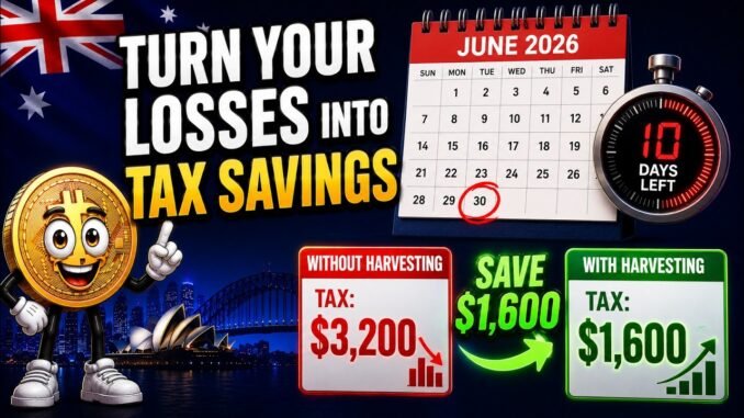 Crypto Tax Loss Harvesting: A Step-by-Step Guide to Legally Reducing Your Tax Bill Before June 30