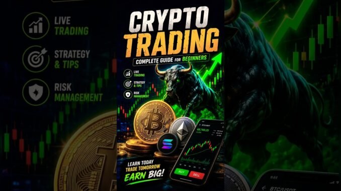 Crypto trading Complete For Beginners #vrialshort #cryptocurrency #beginners #cryptoanalysis 💸💻