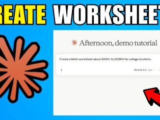 How To Create Worksheets With Claude AI (2026) (Beginners Guide)