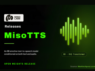 Miso Labs Releases MisoTTS: An 8B Emotive Text-to-Speech Model with Open Weights