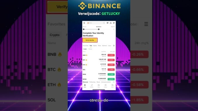 Snel en Simpel Crypto Kopen op Binance voor Beginners!