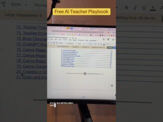 The AI Teacher Playbook 🙌 a free guide to using ChatGPT and AI tools in the classroom