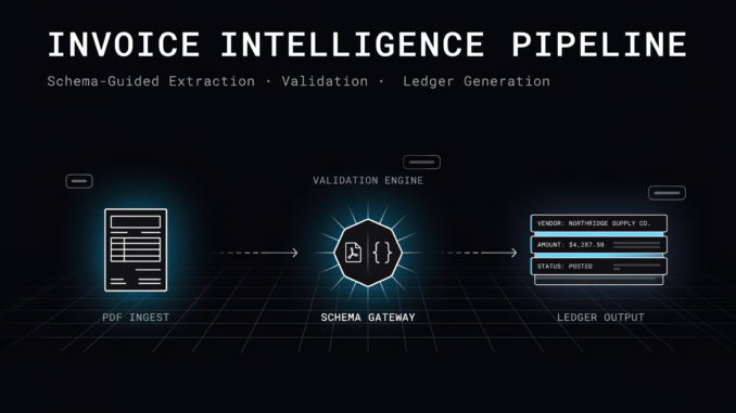 Designing a Schema-Guided Invoice Intelligence Pipeline with lift-pdf for Accounts-Payable Extraction, Validation, and Ledger Generation